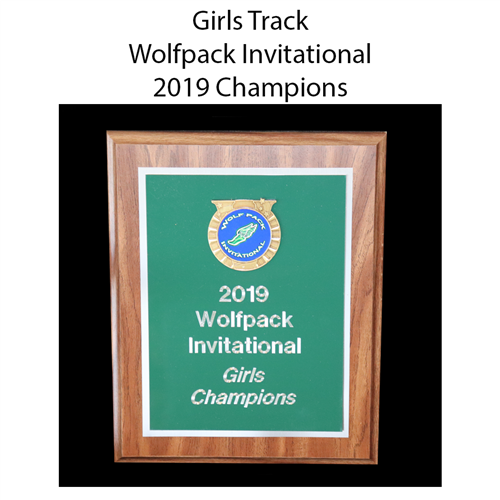 Girls Track Wolfpack Invitational 2019 Champions 